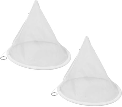 Filtre à Miel Conique en Fibre, Lot de 2, pour Apiculture et Extraction