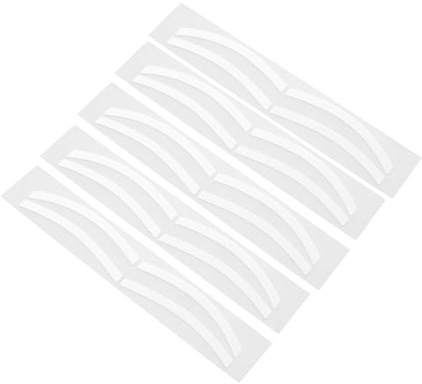 COLLBATH Paia di Adesivi per Stencil per Sopracciglia in Silicone Riutilizzabili Adesivi Mappatura delle Sopracciglia Modelli di Design Regolabili per Donne