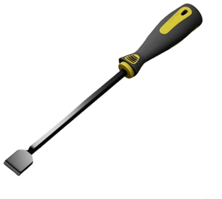 Ergonomic Metal Cylinder Spatula for Removing Oil Dirt and Sealant from Cylinder Blocks, Machinery Parts, Floors, and Walls during Cleaning Tasks (315mm)