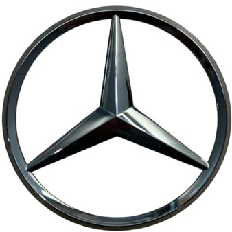 Mercedes-Benz Stern Emblem Heck Kofferraumklappe Schwarz anthrazit GLC 254