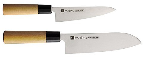 Chroma Haiku H05+H03 - Juego de cuchillo Santoku y cuchillo de chef
