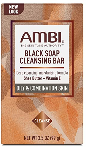 Ambi Skincare Black Soap With Shea Butter Cleansing Bar 99 g