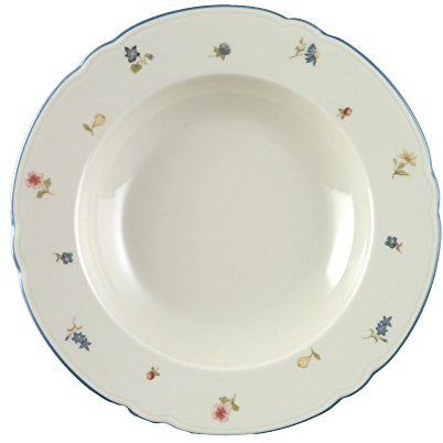 Seltmann Weiden Suppenteller 23 cm Fahne 6 Stück Marie Luise Streublume 30308