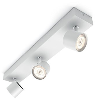 Philips Star Warm strahlende LED Dreier-Spotleuchte, 13,5W, 1500lm, 2700K, weiß (915005307301)