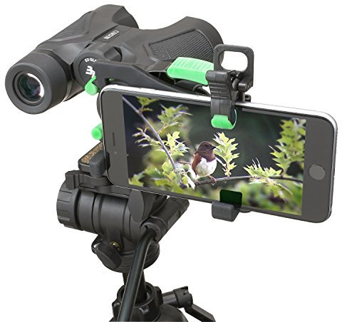 Carson HookUpz 2.0 Smartphone-Adapter für Ferngläser, Teleskope, Mikroskope, Monokulare, Spektive und viele andere Optiken (IS-200)