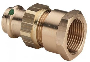 'Viega 4562 Verbindungsstück Profipress S 4562 Durchmesser 15 x 1/2 Bronze