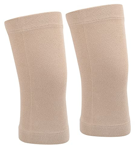 Agatige Kniehosen für Knieschmerzen, 2 Stück Baumwolle Knie Kompression Ärmel Frauen dünne elastische Knie Unterstützung für Schmerzlinderung, Kniebandage für Running Gym Fitness Gewichtheben