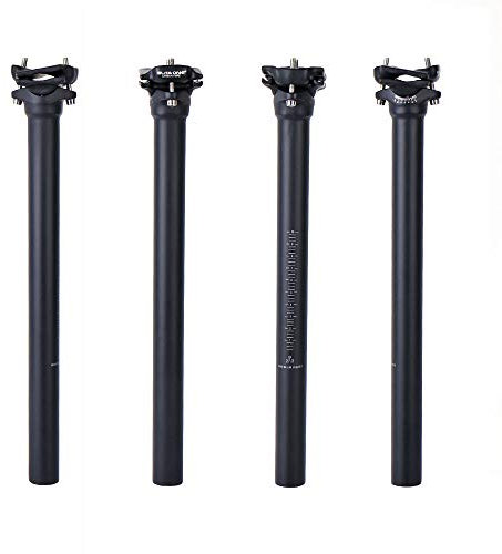 RaamKa SattelstüTze Carbon Sattelstütze Faser MTB/Rennrad Sattelstütze 27,2/31,6mm Carbon Fiber Clip Kann Die Sattel Carbon Schiene schützen SattelstüTze Gefedert (Color : 27.2x400mm)