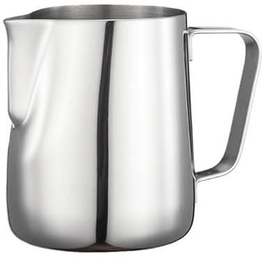Pichet à Lait,Milk Pitcher Carafes Pichet mousseur à lait Latte, accessoires de cafétéria Barista, pichet à mousse de lait expresso, Pot de fleur à tirer for café Décoration (Color : S 900ML)
