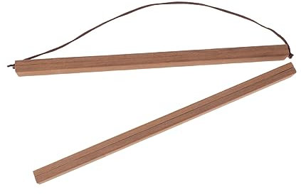 DEARMAMY Magnetischer Holz-aufhängestab Für Poster Zum Selbermachen Befestigung Mit Seil Geeignet Für Flache Oberflächen Ohne Klebeband