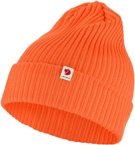 Fjallraven 13100184-210 Fjällräven Rib Hat Berretto Unisex Adulto Safety Orange Taglia OneSize