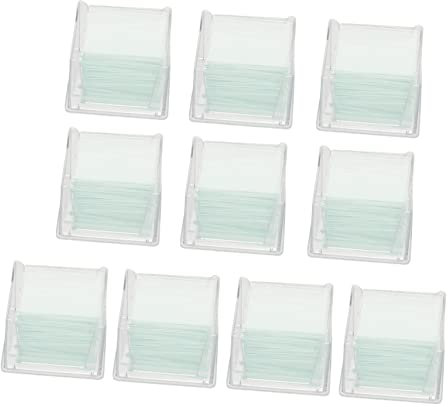 JECOMPRIS 1000 Kartons Deckglas lichtmikroskop labor zubehör Mikroskop-Objektträger Deckgläser für Labore Abdeckung Deckgläser aus Glas Deckgläser für Mikroskop Mit Deckel Glasrutsche Suite