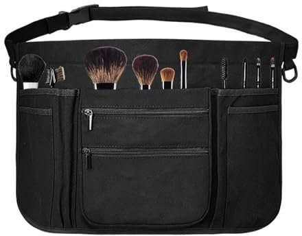Belt Pouch | 7 Pockets Canvas Heavy Duty Work Apron,Portable Belt Bag Waist Pack, Canvas Heavy Duty Work Apron for Garden, Coin, Hiking, Tools