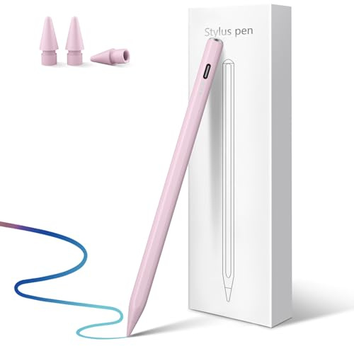 Stylus Pen for iPad 2026-2018 with 13 mins Fast Charge,Tilt Sensor Palm Rejection Pencil for iPad 10/9/8/7/6th,11th A16,Air 11/13 M2/M3/M4,Pro 11/13 M4/M5,Pro 12.9,Air 5/4/3,Mini 7/6/5