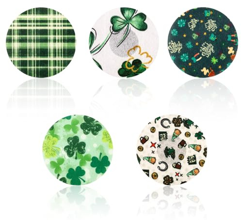 25 Pezzi Cerotti Adesivi per Libre 2 o 3, CGM St. Patricks Day Sensor Covers Cerotti Adesivi Medici Adesivo Traspirante Compatibile con Libre 2 o 3