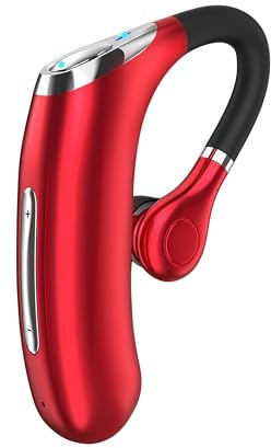 Synvionar Bluetooth Headsets,Bluetooth Earpiece with Microphone,Single Ear Headset,Stereo HD Voice - Hands-Free Bluetooth Headset for Mobile Phone, Office, Driving, Business Calls