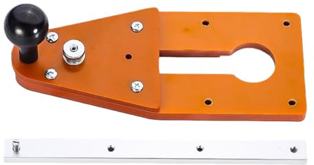 Dreuhuing Fresa circolare per router, con manico ergonomico a sfera, regolabile, strumento per fresa circolare, per falegnami, lavoro, interni, esterni, casa, officina