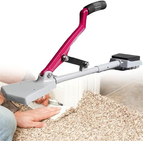 Nuxyyds Kneeless Carpet Stretcher Kit - Zero Wrinkles Carpet Knee Kicker, Fit Laying Tool for All Carpet Types, Professional Grade Carpet Kicker with Soft Handle - Essential Carpet Tools