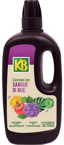 4PZ CONCIME LIQUIDO SANGUE DI BUE KB LT 1