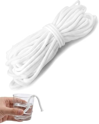YIPFEN 1 Pcs Bewässerungsseil 9m – Selbstbewässerungs Docht für automatische Pflanzenpflege. Ideal für Zimmerpflanzen, Garten & Urlaub, schützt vor Austrocknung (4mm)