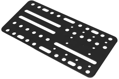 Alomejor Placa de Montaje de Escritorio Universal USB para Freno de Mano, Soporte Ajustable para /27/29 T500, Acabado Negro de Acero Inoxidable, 8,5 X 4,1 Pulgadas para Fanáticos de Carreras SIM