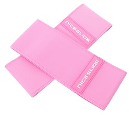 Yardwe Copriscarpe da Pattinaggio Elastici per Scarpe da Roller Donna, Protezione Sicura in Poliestere e Cotone, Facili da Indossare, per Pattinaggio Indoor e Outdoor, 1 Paio Rosa Taglia