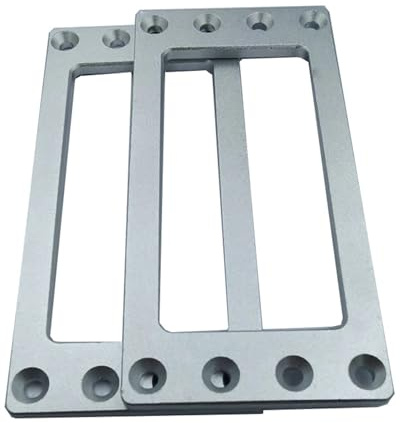 Shurhome Telaio di montaggio SSD in alluminio multistrato per unità da 2,5 pollici con raffreddamento, ventilazione e design impilabile, supporto per disco rigido solido, telaio di montaggio solido
