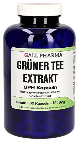 Gall Pharma Grüner Tee Extrakt GPH Kapseln , 1er Pack (1 x 360 Stück)