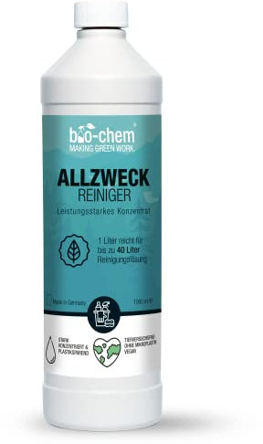 bio-chem Allzweckreiniger Konzentrat - Extrem leistungsstark für hygienische Sauberkeit - 1000 ml - Multi Clean Kraftreiniger Küchenreiniger - für den gesamten Haushalt, Küche, Bad, Wohnzimmer