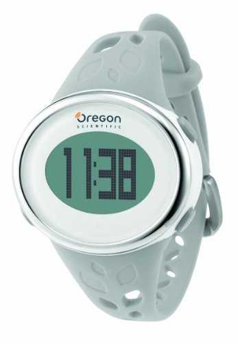 Oregon Scientific SE331 Cardiofrequenzimetro con Fascia Toracica, Cinturino in Silicone Traspirante e Morbido, Grigio