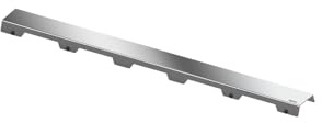 TECE 600782 drainline Designrost „steel II“ (Länge 70 cm; Edelstahl poliert; sehr belastbar), silber