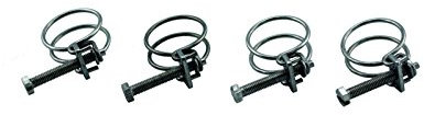 Kerry Electronics KEZ0782 - 4x Befestigungsschelle für Spiralschläuche, Schlauchschelle 3/4  Zoll / 0,75 Zoll / 20mm / 4er Set