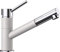 BLANCO KANO-S – Robinet Mitigeur Monocommande Bicolore pour la Cuisine avec Douchette Extensible – Chrome / Blanc – 525040