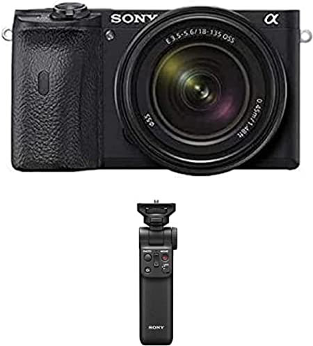 Sony Alpha 6600 Premium Mirrorless APS-C Camera with GP-VPT2BT Handgrip, Black