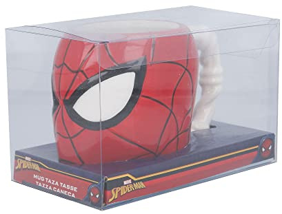 Stor Keramik Becher 3D Spider-Man Kopf 410 Ml