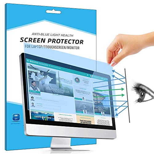 FiiMoo 27 Zoll Computer Anti Blue Screen Protector, 27 Zoll Displayschutzfolie, Premium Anti Blaulichtfilter, Blendschutzfolie Augenschutz Displayschutzfolie für 27 Monitor Display 16: 9-Abnehmbarer