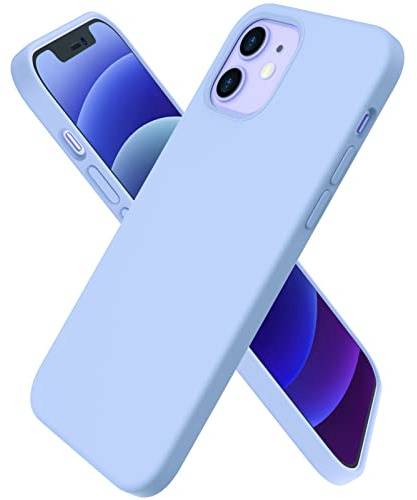 ORNARTO für iPhone 12 | 12 Pro Hülle aus Silikon 6,1 Zoll - Hellblau | Premium Flüssigsilikon, dünne Handyhülle, weich und griffig, tolle Haptik, stoß- und kratzfest, große Farbauswahl