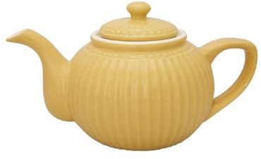 GreenGate - Teekanne - Alice - Honey Mustard - Porzellan - 1 Liter