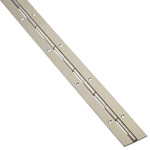 SOTECH Bisagra tipo piano 1000 x 40 x 1,5 mm de aluminio para puerta