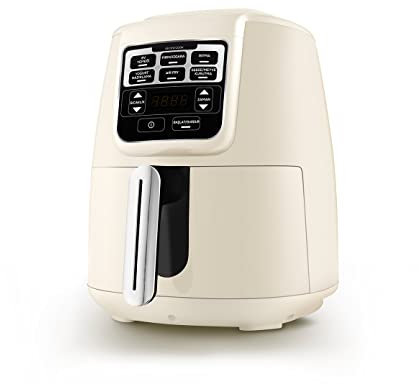 Karaca Air Cook XL 2 in 1 Airfryer Starlight, 4L, 1550W, Heißluftfritteuse, Heissluft Fritteusen, Fritteuse ohne Öl, Less Fat Technology, Grillgerichte Sowie Saftige, Hausjoghurt