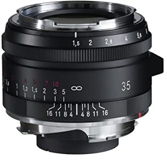 Voigtlander Nokton Vintage Line 35 mm f/1.5 asphärisches Typ I VM Objektiv, mattschwarz