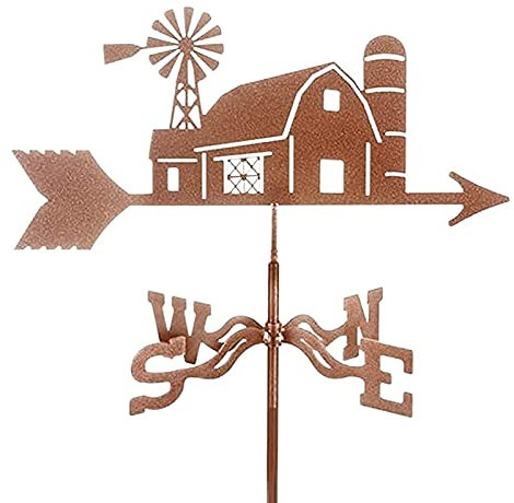 JESSAH Wetterfahne Windfahne Wetterfahne Gartendächer Halterung Hof Dekoration Wetterfahne Dekor Design Wal Retro Für Dächer Bauernhof Szene Haus Garage Richtungsanzeige