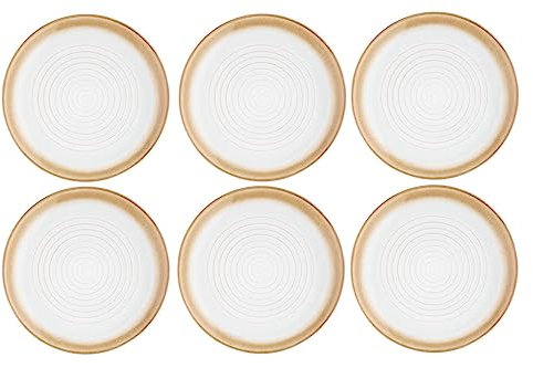 Bjorn Assiette COSMOS Ø27,5cm - 6 pièces - Crème