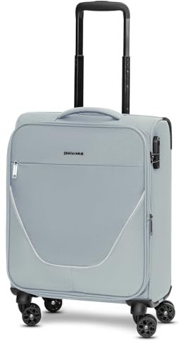 Stratic taska | Handgepäck Koffer & Trolleys | Cabin Max | 4 Rollen | Zahlenschloss | Arretierbarer Griff | Polyester | Dehnfalte | Kreuzpackgurt | Reißverschlussfach | 40cm x 21cm x 55cm | 2.55kg