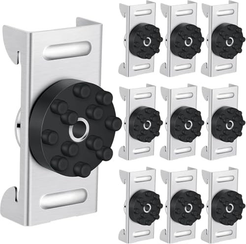 Theaque 10 Pack Soundproofing Mounting Clip Sound Isolation Clips Noisy Neighbors Soundproofing Ceiling Soundproofing for Apartment Recording Studio Acoustical Equipment for Wall Ceiling Studio