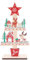 Adornos Navideños para Mesa, Bonitos Letreros Navideños Madera Mesa Decoración Navideña Interior Adornos Navideños Escritorio Decoraciones Navideñas Perfectas para el Hogar y La Oficina