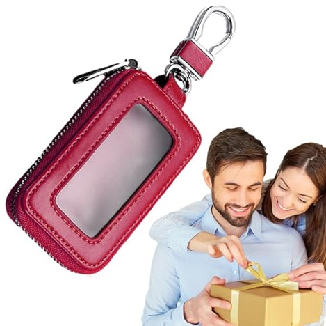Protector de llaves - Funda de cuero para llaves de coche con control de ventana | Funda con soporte para mando a distancia inteligente para mando a distancia de coche, funda protectora duradera para