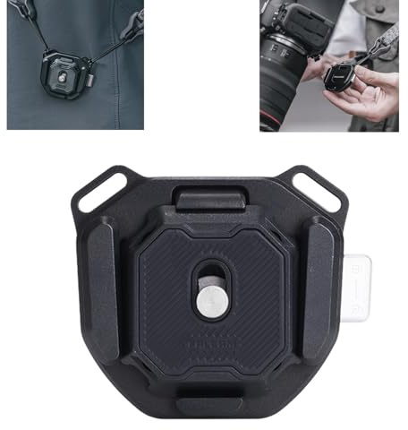 EACHSHOT FALCAM F38 Schultergurt-Schnellverschluss-Set V2, Kamerahalterung für Hals, Platte und Basis, Passt Sich den Meisten Arca-Kameras für Fotografie an 3142 Verbesserte Version