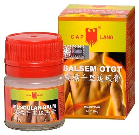 Baume - Crème de massage - Relaxation et muscle - Cap Lang Eagle - 20g