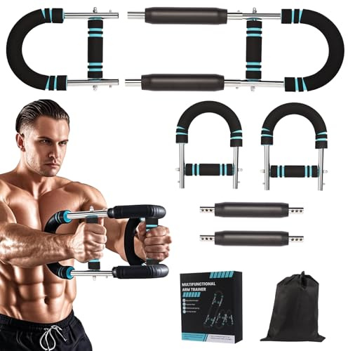 Twister Arm Trainer - Adjustable Chest Expander,Portable Wrist & Forearm Trainer for Home Gym, Rehabilitation, Strength Training(60-100Lb）